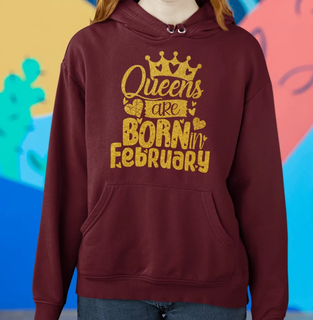 Best Queens Are Born in February Hoodie