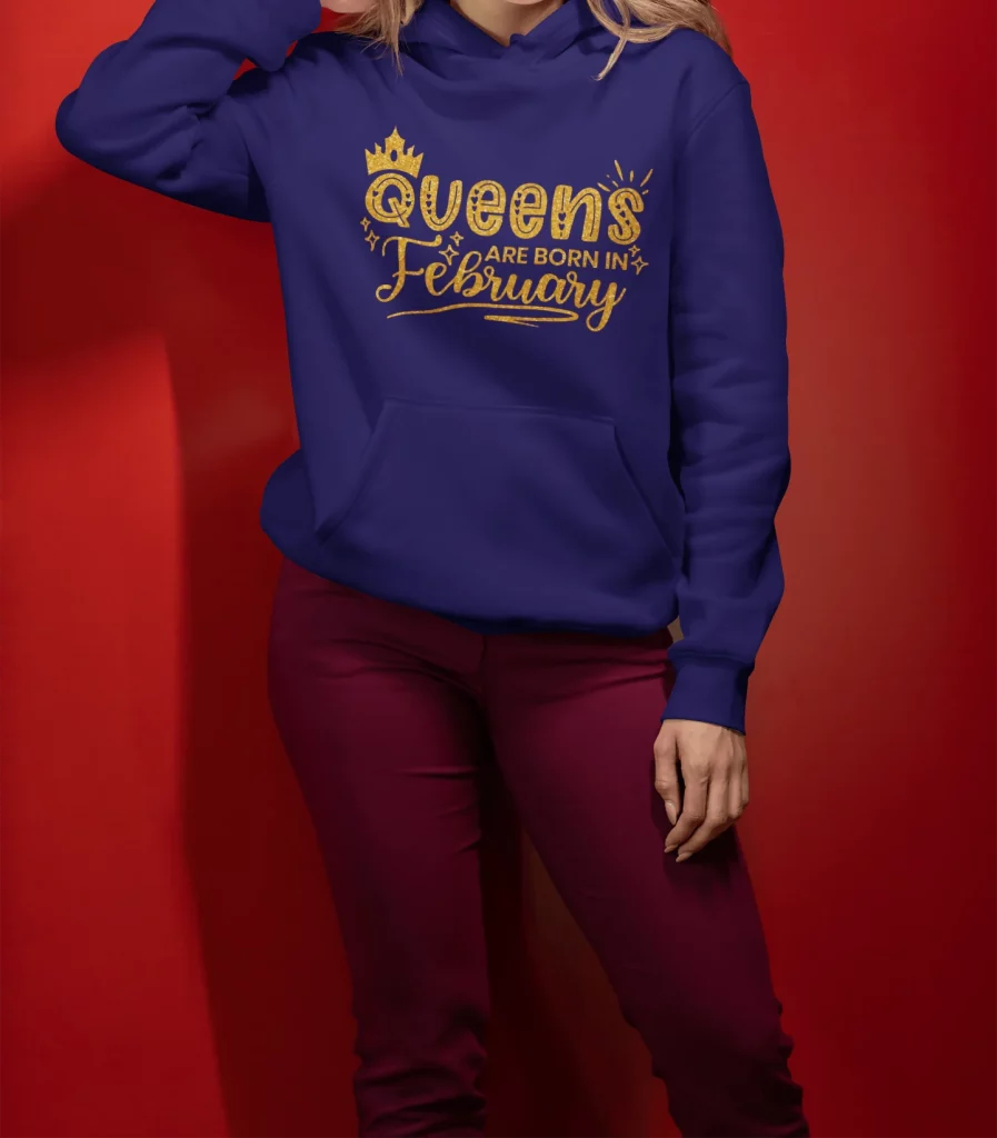 Best Queens Are Born in February Hoodie