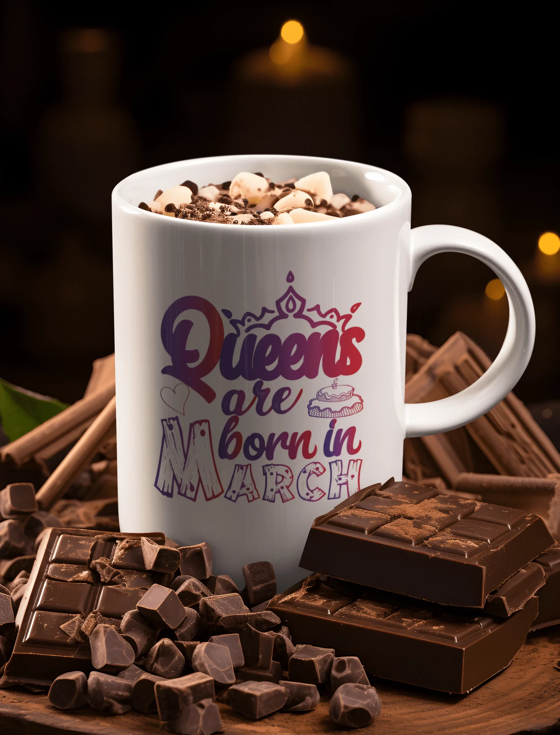 Queens are born in March Mugs