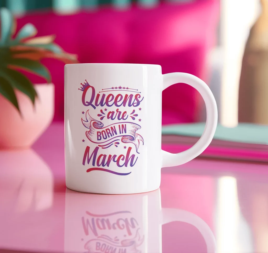 Queens are born in March Mugs