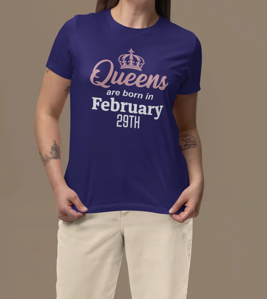 Leap Year 29th February 2024 T-shirts for Women