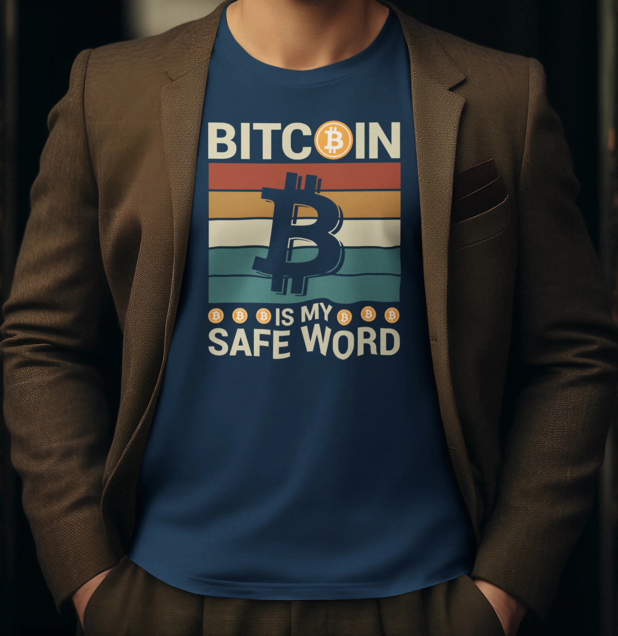 Bitcoin t-shirt for men